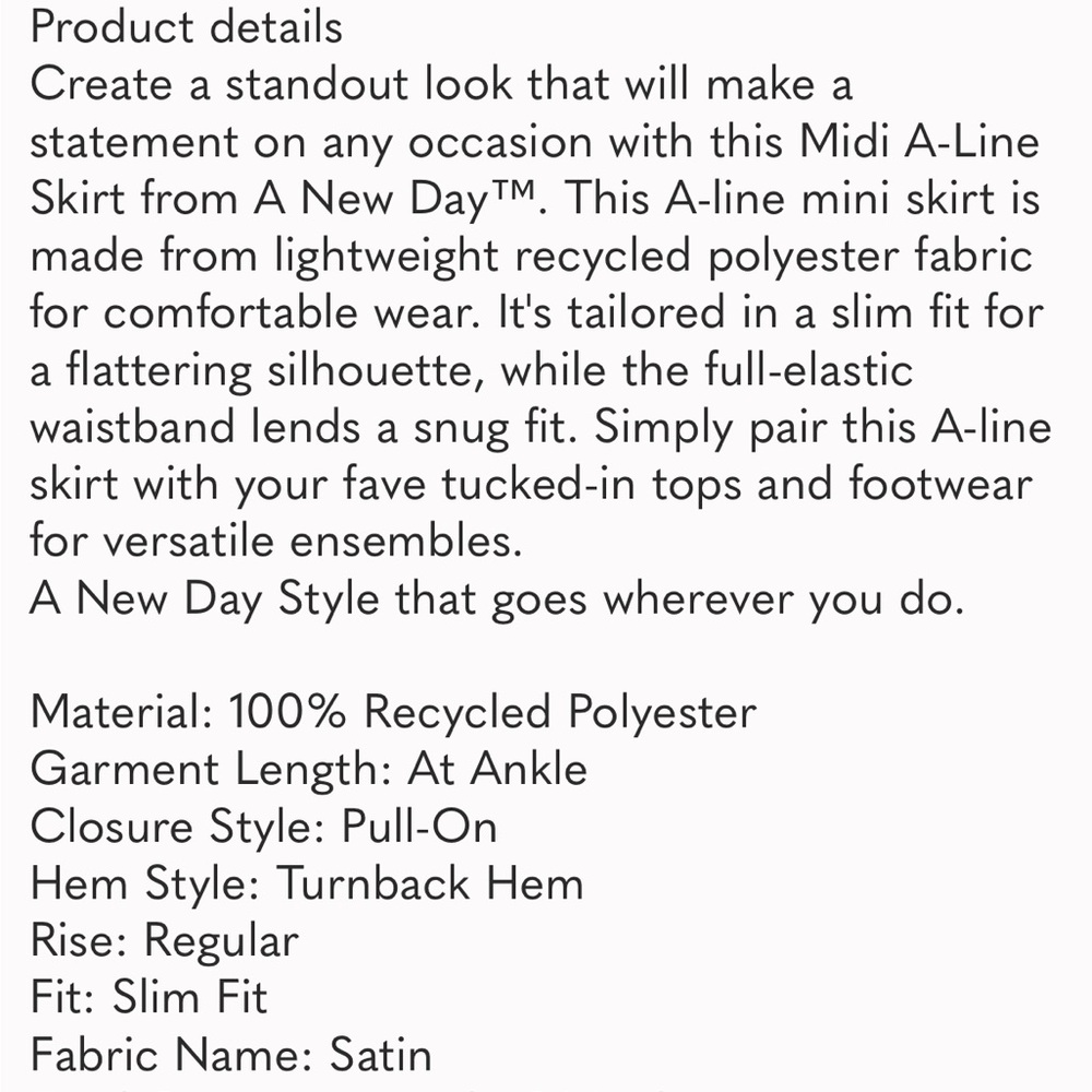 NWT Satin lips Skirt - Picture 10 of 12